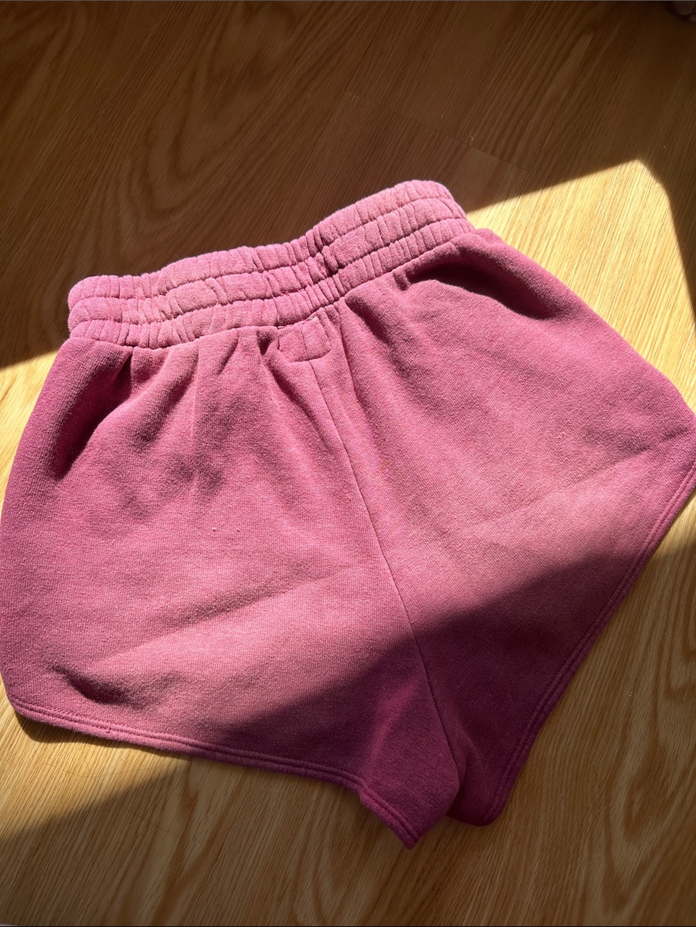 Aviator Nation Mauve Pink Stripe Logo Women's Shorts - Picture 3 of 3